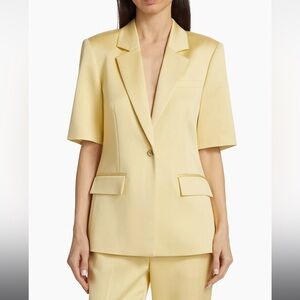 Derek Lam 10 Crosby oversized Short Sleeve Suit Jacket